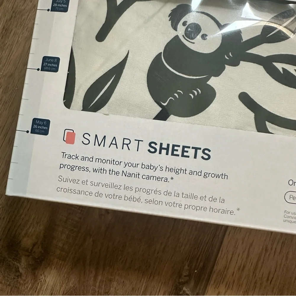 NEW!! Nanit Smart Crib Sheet with Koala Design, Gender Neutral, 100% Cotton